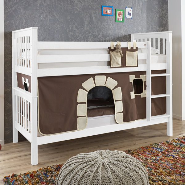 Relita Etagenbett Kick mit Vorhang und Tasche, 90 x 200 cm | Wayfair.de